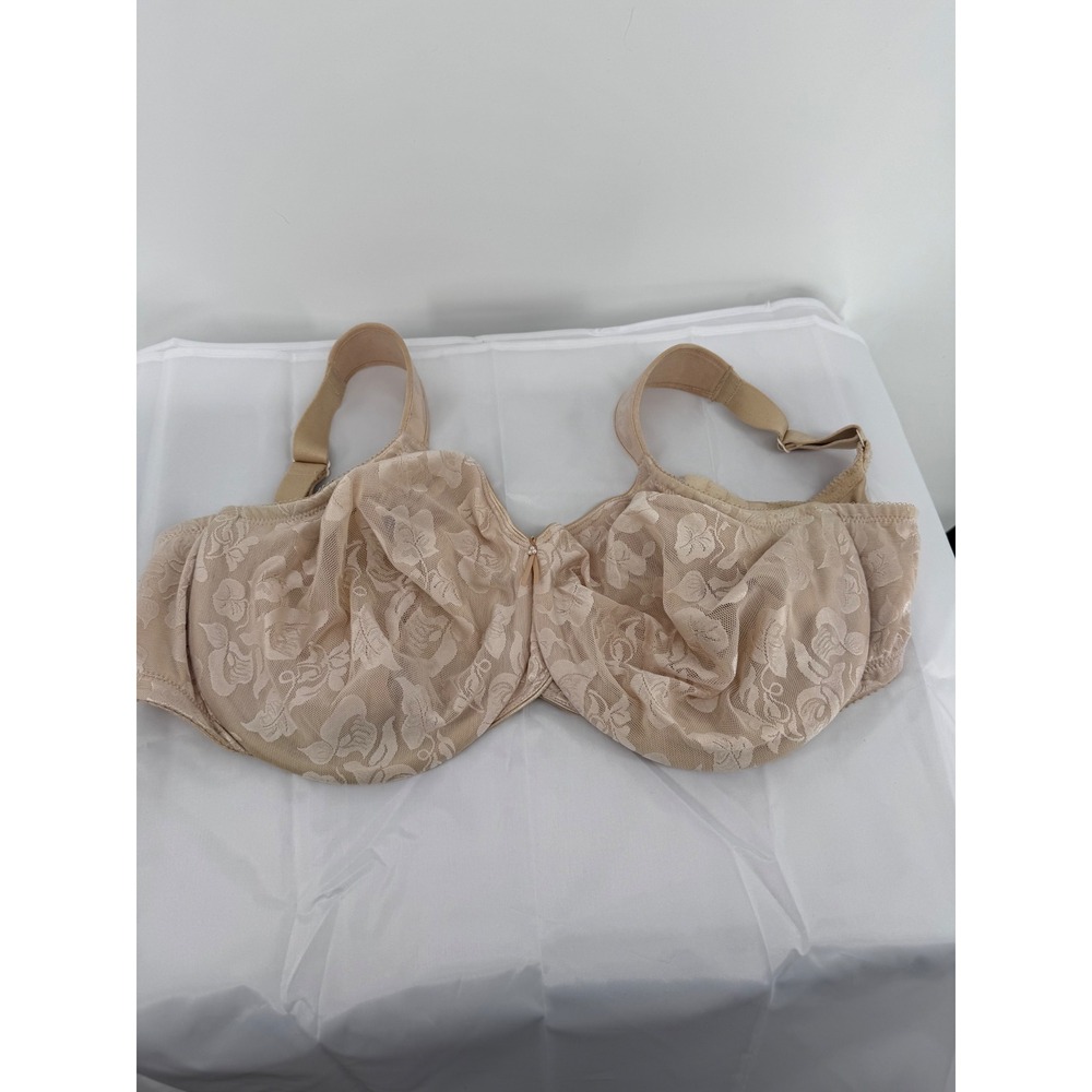 Wacoal Awareness Full Figure Underwire Lace Bra Sand 38H 85567